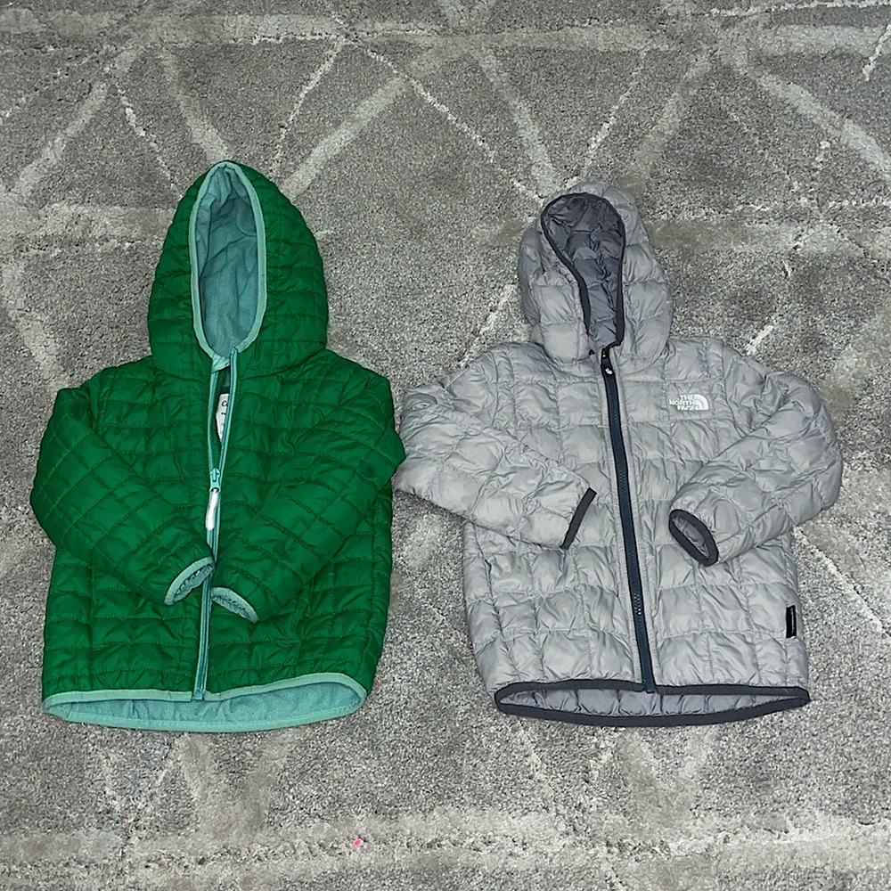 The north face and cat and jack bundle jackets